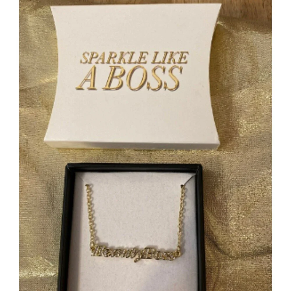 Avon Sparkle Like A Boss Necklace, New Boxed